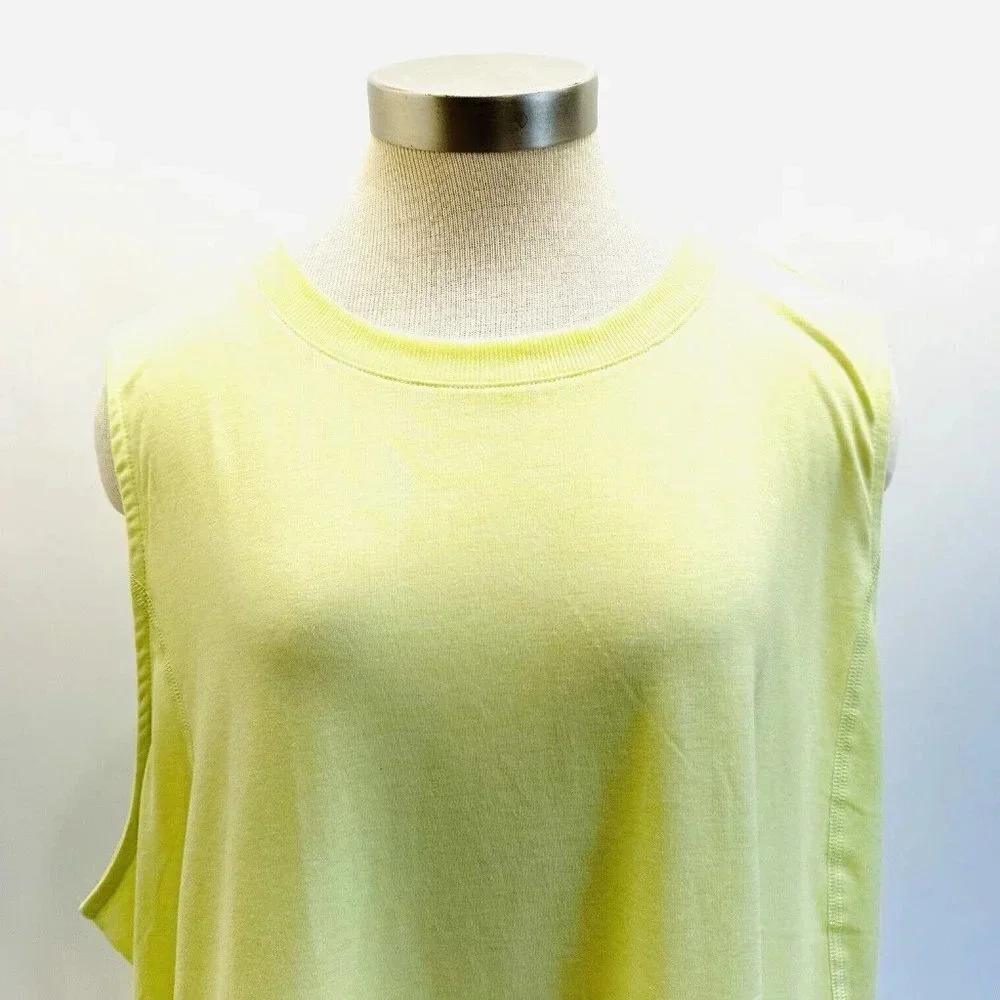 NWT TEK GEAR Women Sleeveless Athletic Leisure Flowy Wide Armhole Muscle Tank 2X - Picture 2 of 10